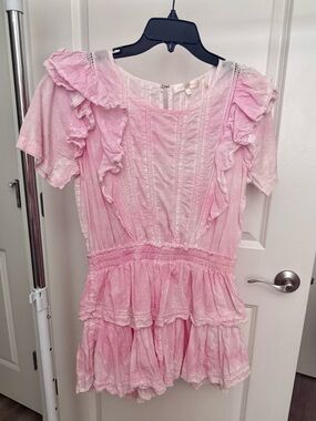 LoveShackFancy Natasha dress light Pink Size large
